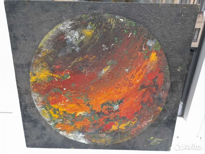 Картина живопись с обоих сторон