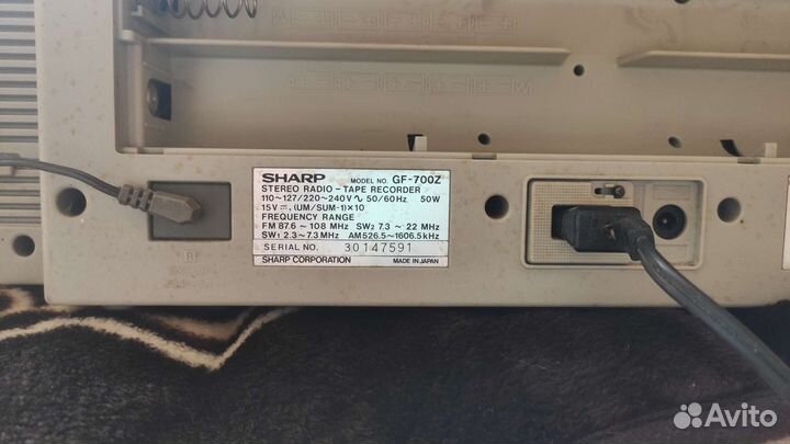 Магнитола sharp gf 700z
