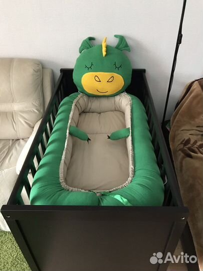 Детская кроватка IKEA с матрасом