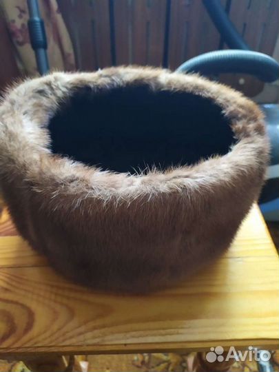 Норковая шапка мужская