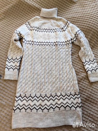 Платье свитер вязаное 44-48
