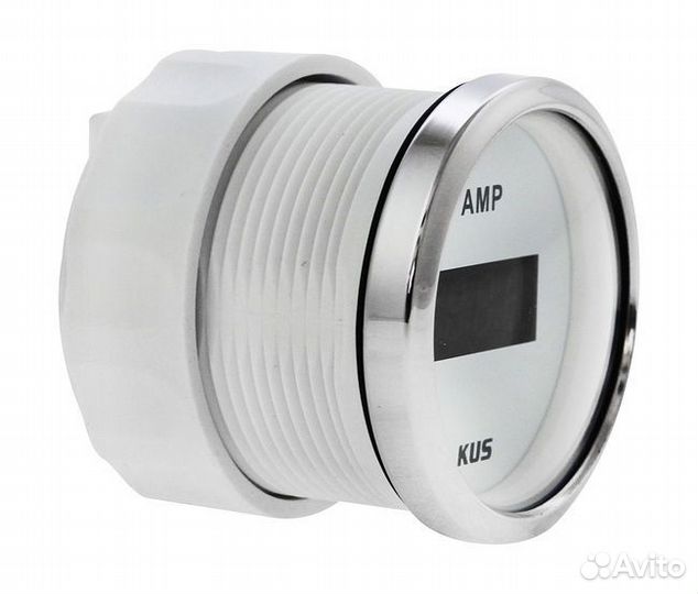 Амперметр цифровой /+50 А, белый циферблат