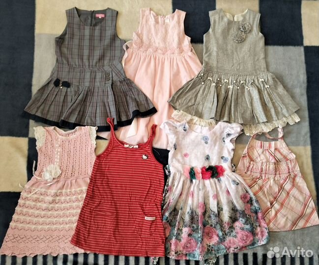 Большой пакет одежды д/д,5-6 лет, р.110 (60 вещей)