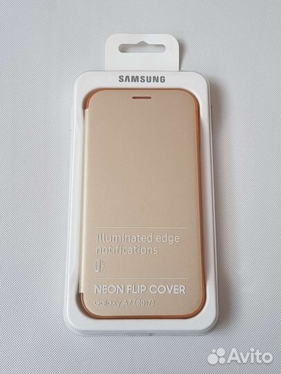 Чехол Neon Flip на Samsung A7(2017) оригинал