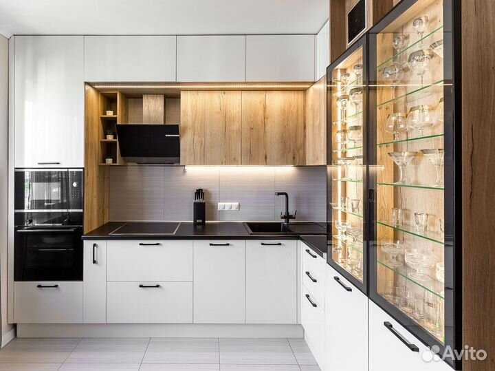 Кухня со вкусом Угловая под потолок