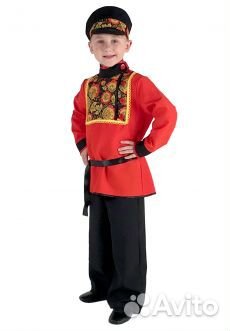 Русский народный костюм для мальчика и девочки