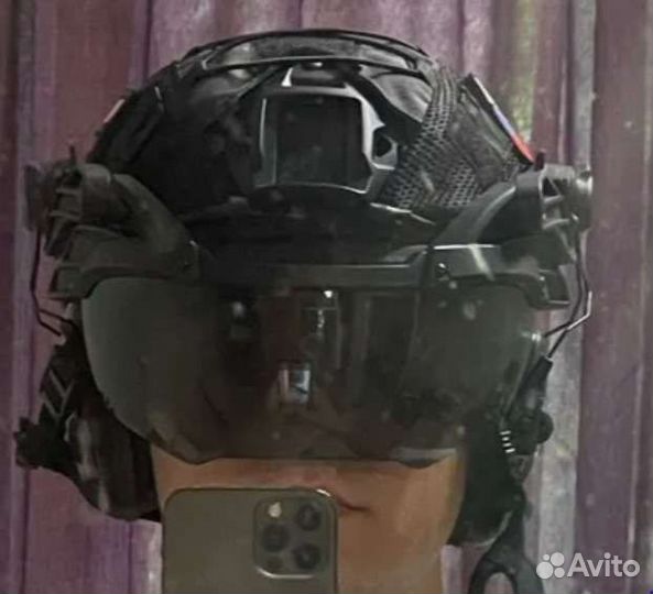 Визор забрало тактический на баллистический шлем