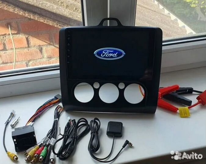 Магнитола Форд Фокус 2 (Черная рамка)