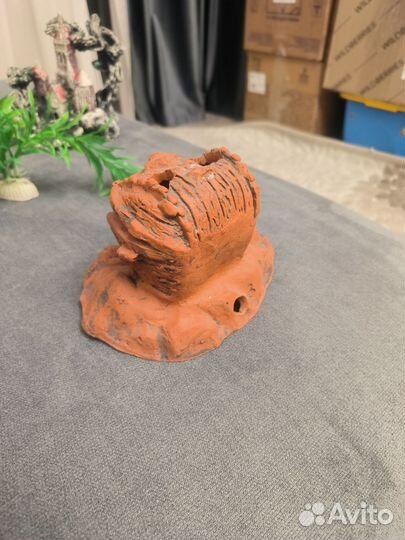 Грот для аквариума сундук