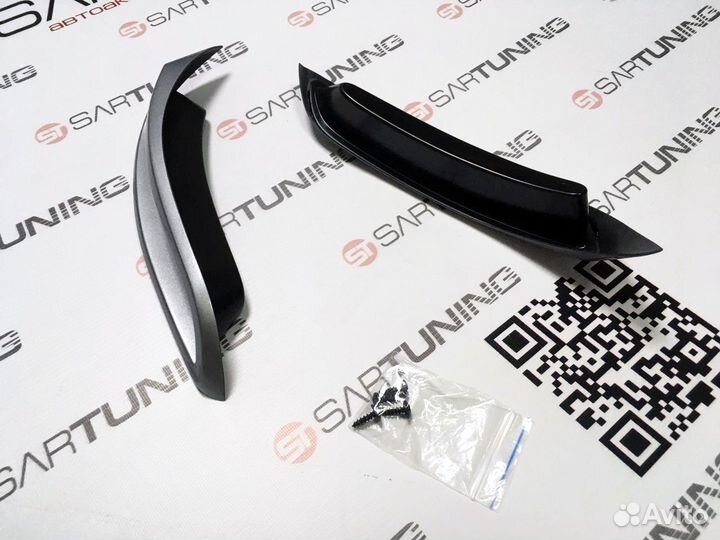 Накладки заднего бампера Рапид Skoda Rapid 2020