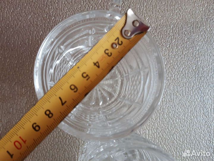 Кружки хрустальные большие СССР 6 шт