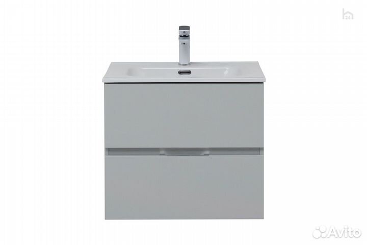 Тумба под раковину для ванной 60 (2 ящика) Алвита
