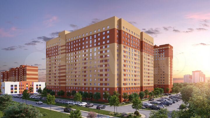 2-к. квартира, 56,7 м², 3/16 эт.