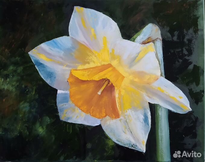 Картина маслом. Цветы