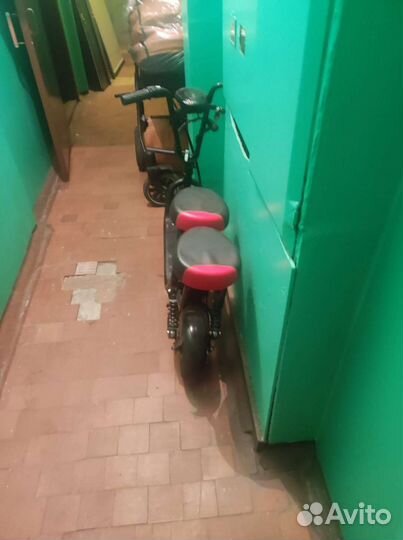 Самокат взрослый электрический бу