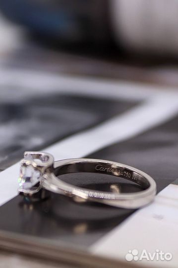 Серебряное Кольцо Cartier 18К