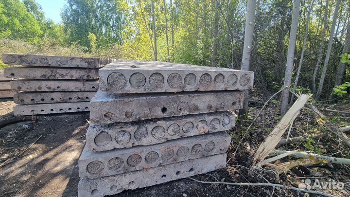 Плиты перекрытия пустотные бу