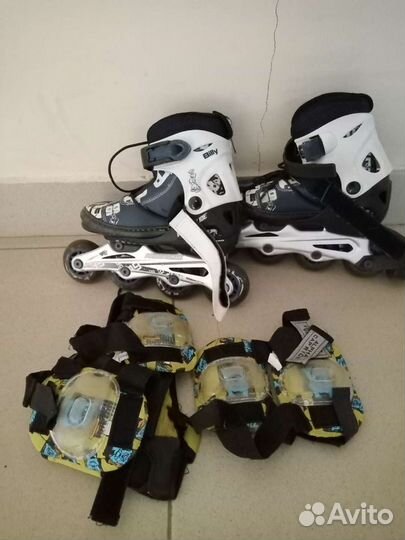 Коньки раздвижные детские размер с 30 по 33