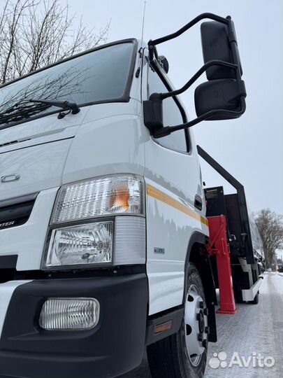 Бортовой грузовик Mitsubishi Fuso Canter TF с КМУ UNIC, 2019