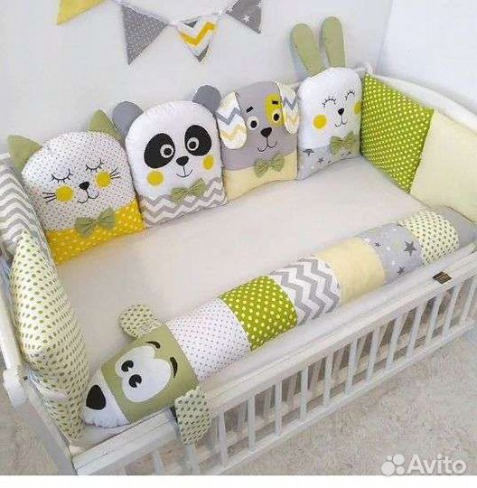 Бортики в кроватку