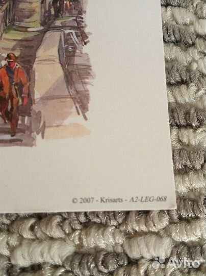 Открытка Париж Эйфелева башня