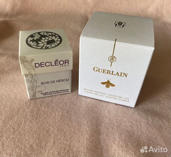 Свечи парфюмерные Guerlain и Decleor. Новые