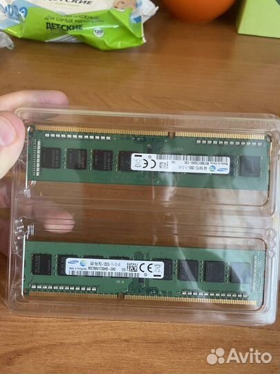 Оперативная память Samsung 4 гб x2