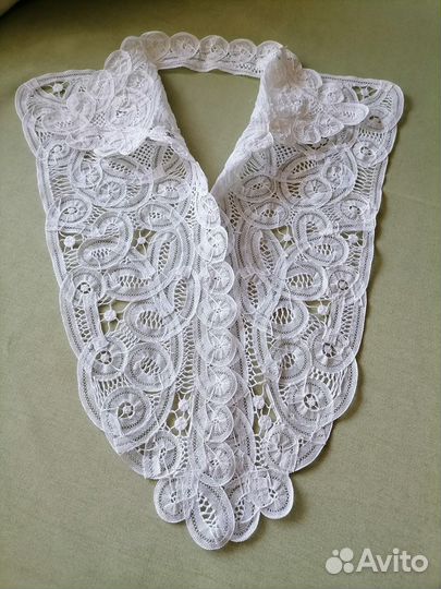 Кружево Бельгия манишка