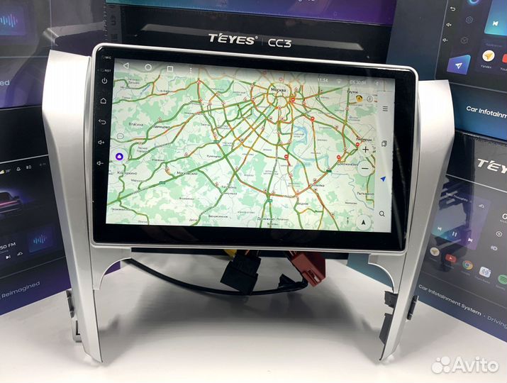 Магнитола на андройде Teyes 4/64 для Тойота