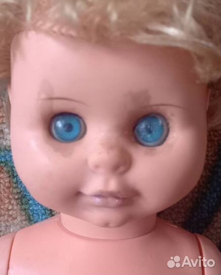 Кукла,40см,35см,ссср,рука левая 12см