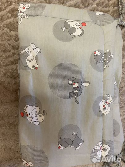 Бортики и балдахин в кроватку