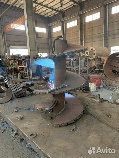 Шнек буровой простой двухзаходный SB-2 520