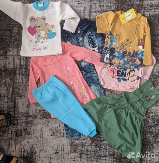 Комплекты вещей на девочку 1.5-2 года