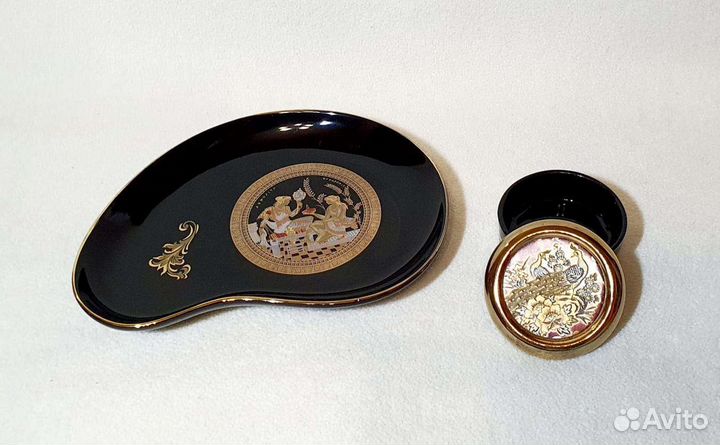 Шкатулка и тарелочка. Япония