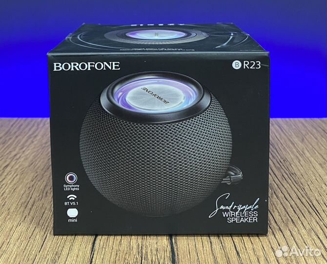 Колонка Borofone BR23 Sound ripple sports Black