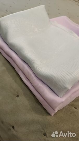 2 отреза ткани от штор Икеа. Тюль