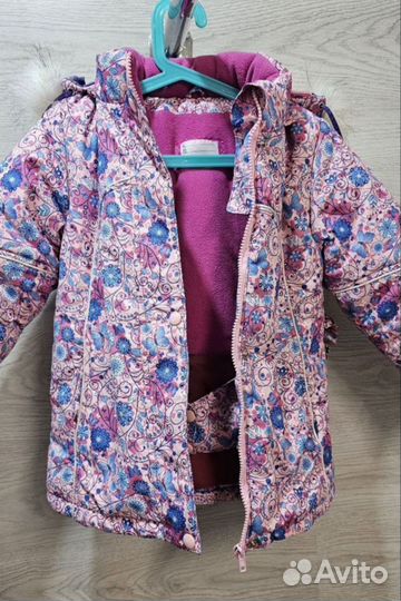 Куртка зима 104 на девочку