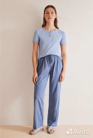 Брюки Women's secret пижамные синие