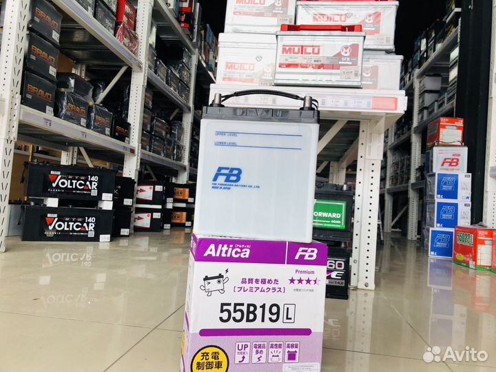 Furukawa battery (FB) Premium 50Ah 55B19L обратная