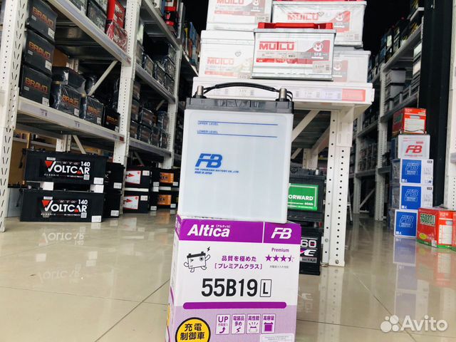 Furukawa battery (FB) Premium 50Ah 55B19L обратная