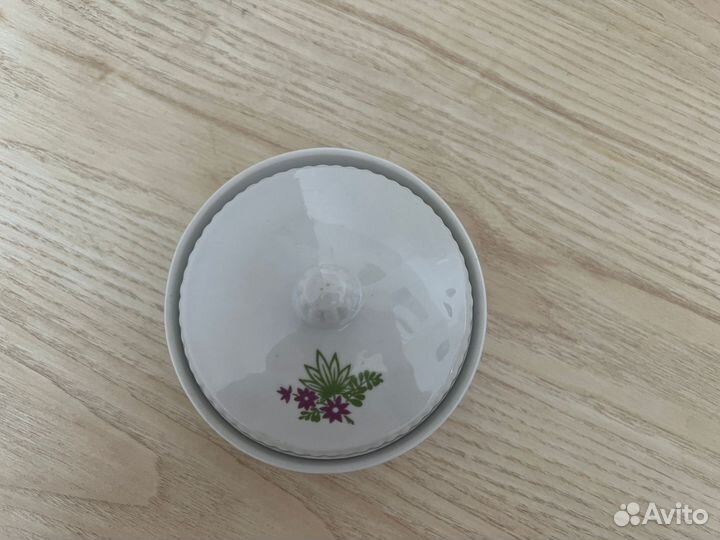 Масленка вербилки СССР шкатулка сахарница