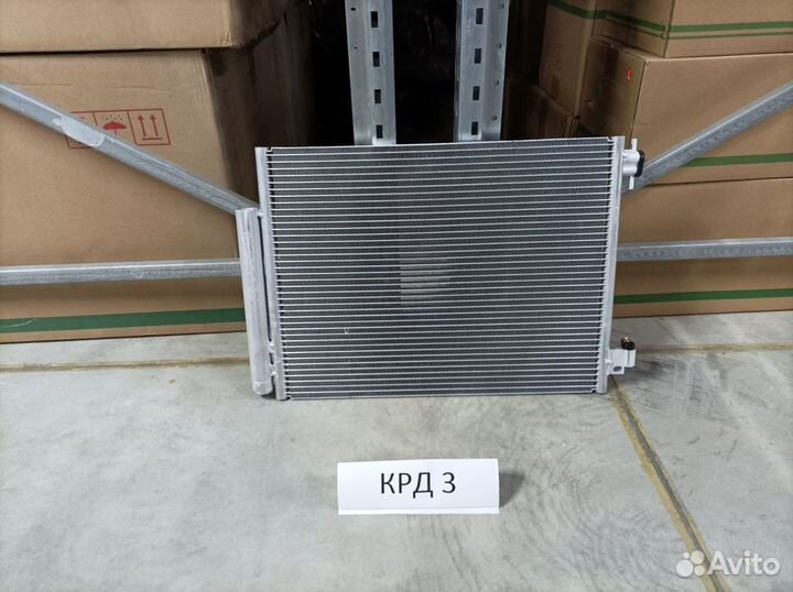 Радиатор кондиционера Рено Логан 2