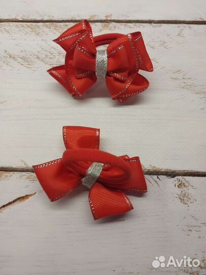 Бантики для волос ручной работы