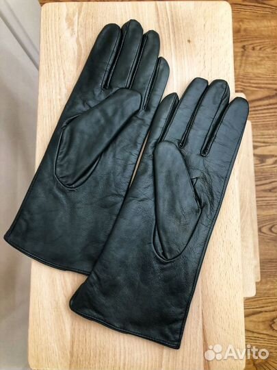 Перчатки женские кожаные размер 42-44