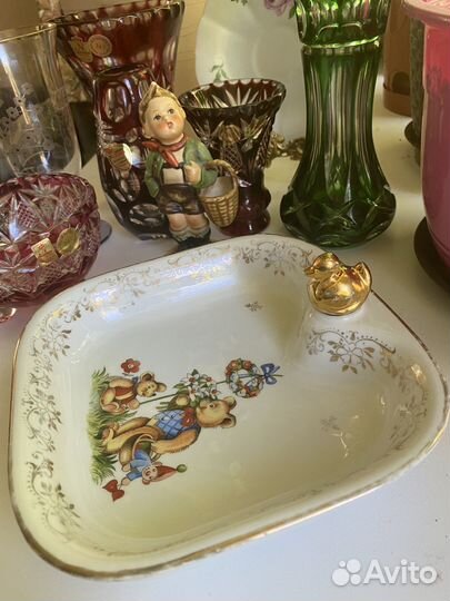 Тарелка детская с подогревом. Франция, 1970е