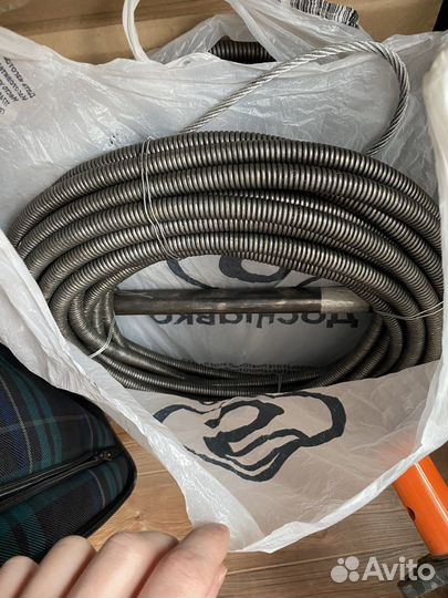 Трос сантехнический для канализации