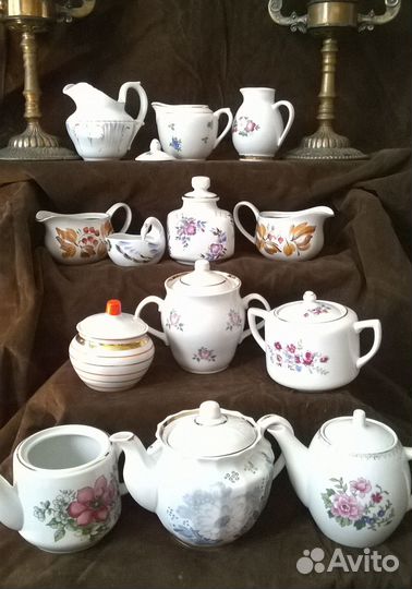 Чайники, кружки, солонки, соусники- СССР