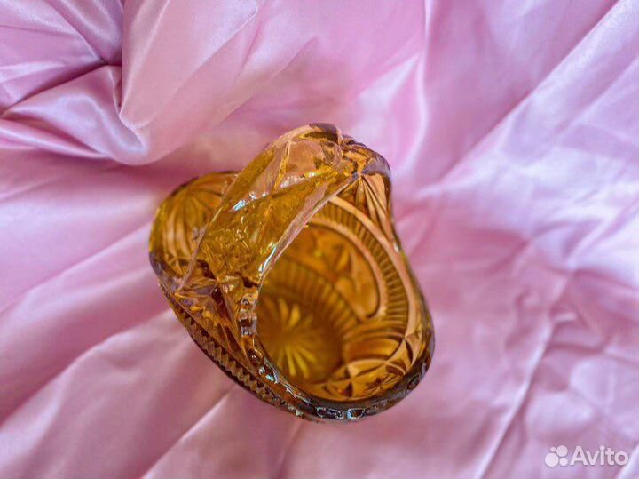 Корзинка винтажная посуда