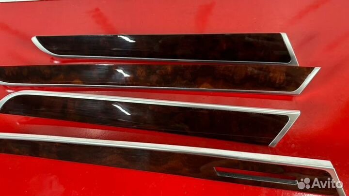 Деревянные накладки в двери Audi A6 C6 2.8 ccea