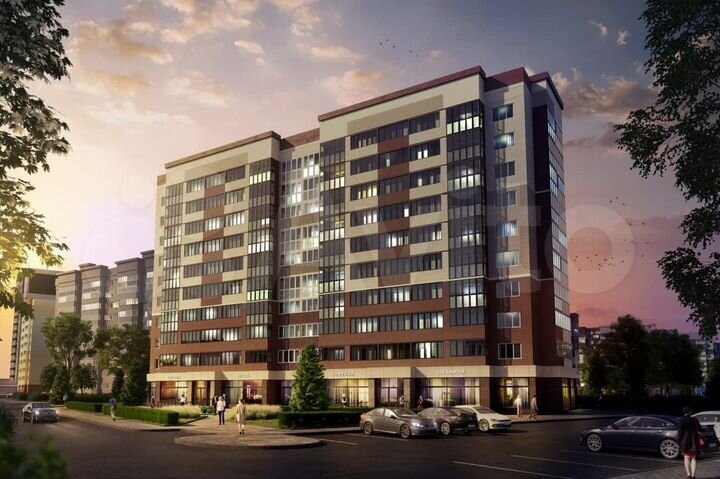 2-к. квартира, 67,5 м², 3/10 эт.